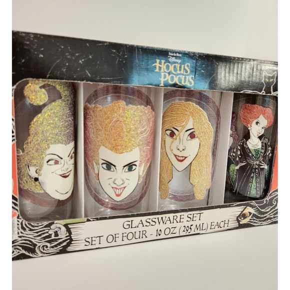 Disney Hocus Pocus Glassware‎ Set - Picture 1 of 2
